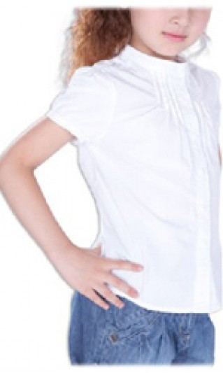 ST-BSC809 Princess sleeves kids shirts, childern short sleeves shirts