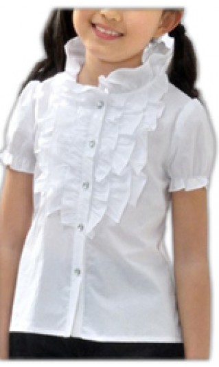 ST-BSC811 Custom made slim cut kids suit, Cute Ruffle kids shirt