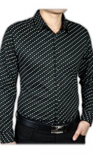 ST-MST802 Order men's wave point shirt online, men's casual long-sleeved