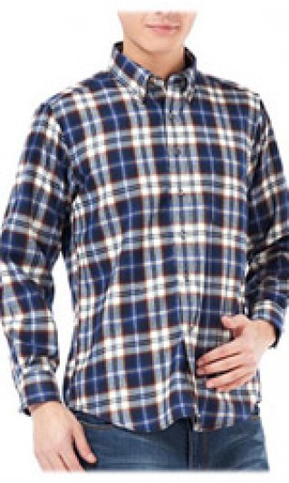 ST-MST806 Order printed men's casual checkered shirt, men's casual long-sleeved