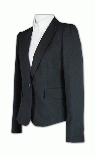 WDX-ST-06 Women's Black Blazers, Customized Suits