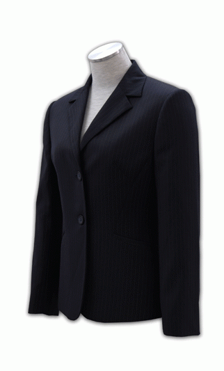 WDX-ST-014 Ladies Black Blazer, Custom Ladies Blazers 