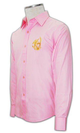 MCS-ST-09 ：男裝歐洲風淨色多鈕 襯衫供應商 男裝長袖襯衫 高級恤衫布 男士長袖襯衫