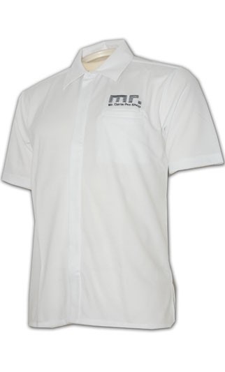 MDX-ST-22 ：訂制 男裝上班服淨色襯衫 男裝短褲牌子