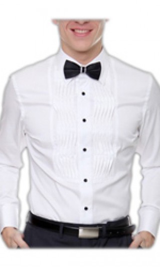 ST-MSA817：男裝 幼花纹禮服襯衫 買男裝禮服恤衫、男裝禮服恤衫款式