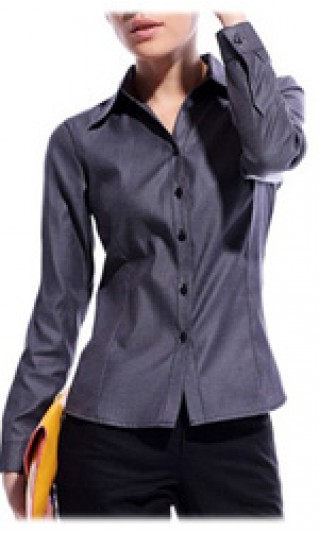ST-WSL804 ：製女裝 簡約長袖性感襯衫 女裝長袖 恤衫特平訂造 恤衫大量訂購