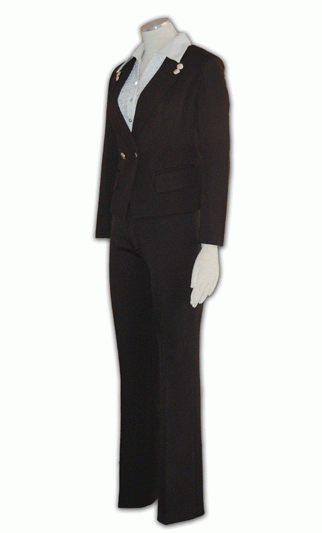 WXF-ST-11 ：女裝修腰西裝制服專門店 女士西裝訂造 女士套裝