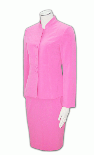 WXF-ST-13 ：網上訂購女裝單扣西裝制服 女士西裝褸 行政女西裝款式 女西裝款式 