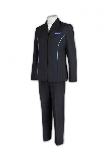 WXF-ST-37 ：度身訂造女西裝套裝 訂造銀行制服 網上訂購行政人員制服 女裝長款西裝